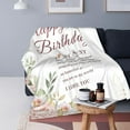 thumbnail image 3 of XZYG Aunt Birthday Gift Happy Birthday Gifts for Aunt Birthday Gift for Aunt Aunt Birthday Gifts from Niece Aunt Birthday Gifts Birthday Gift for Aunt from Niece Aunt Birthday Blanket(30*40inch), 3 of 7
