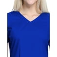 thumbnail image 4 of Scrubstar Women's Core Essentials V-Neck Scrub Top with Rounded Hem, 4 of 9