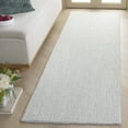 thumbnail image 2 of SAFAVIEH Martha Stewart Solid Runner Rug, Light Grey/Ivory, 2'3" x 8', 2 of 7