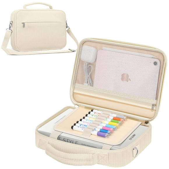 Bible Cover FINPAC - Funda grande de pana para libros, color beige