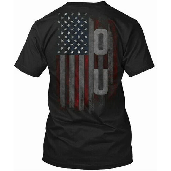 Ou Family American Flag T-Shirt