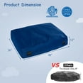 thumbnail image 3 of Costway 48" x 36" Crash Pad Sensory Mat with Foam Blocks and Washable Velvet Cover Blue, 3 of 6