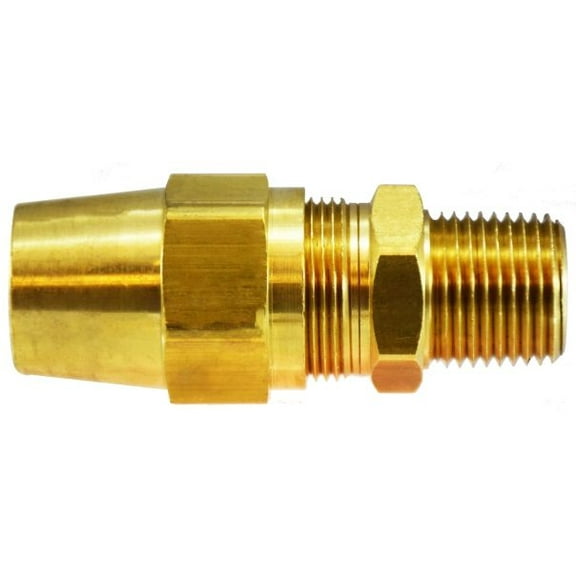 1/4 X 1/8 Copper-Ab X MIP Adapt, D.O.T. Air Brake Copper Tubing, Brass Fittings