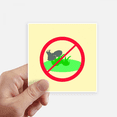 thumbnail image 1 of Prohibido pisotear el césped. Adhesivo Cuadrado Impermeable Adhesivo Papel Tapiz Calcomanía Coche, 1 of 1