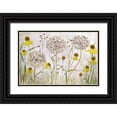 thumbnail image 1 of Disher, Mandy 18x13 Black Ornate Wood Framed with Double Matting Museum Art Print Titled - Alliums and heleniums, 1 of 4
