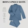 thumbnail image 3 of Lycody Boy's Formal Suit Set Slim Fit Kids Tuxedo Suits for Wedding Teen Toddler Boy Dress Suit Outfit, 3 of 5