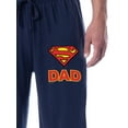 thumbnail image 2 of DC Comics Mens' Superman Super Dad Character Father's Day Sleep Jogger Pajama Pants, 2 of 5