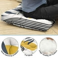 thumbnail image 5 of Symmetrical Floor Pillow 22x22 Inch Square Boho Cushion, Geometric Design, Dutch Velvet for Tatami & Lounge, 5 of 7