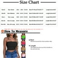 thumbnail image 2 of Summer Tube Tops for Women Solid Color Bralette Strapless Crop Top Sexy off the Shoulder Fitted Shirts Tee, 2 of 6