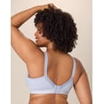 thumbnail image 2 of Playtex Women's Wireless Bra, Smoothing Comfort, Moisture-Wicking Silver Satin 46DD, 2 of 4