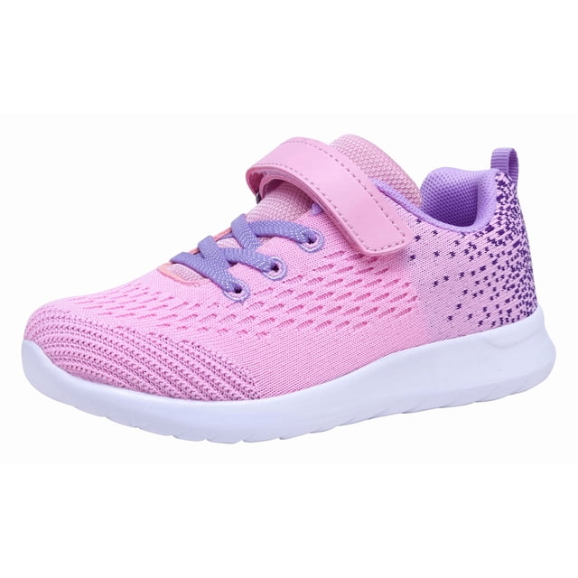 NEWMALL Tenis Deportivos Casuales de Malla Transpirable para Niña Pequeña, Tallas 5-13