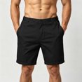 thumbnail image 2 of Zshosam Workout Shorts Men Men's Classic Cargo Stretch Short Casual Summer Shorts (Black,40), 2 of 9