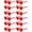 12-red, variant on 12/20/24 Pairs Heart Sunglasses for Women Men, Trendy Heart Shaped Rimless Transparent Sunglasses, Party Favors 12-rose Red