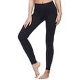 thumbnail image 1 of MIASHUI Women High Waist Yoga Pants With Pockets In Black For Comfy And Practical Use Black,L, 1 of 9