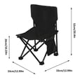 thumbnail image 3 of Outdoor Camping Foldable Chairs with Carry Bag Large Capacity Camping Picnics Foldable Chairs Beach Chair, 3 of 4