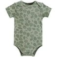 thumbnail image 4 of Hudson Baby Cotton Bodysuits, Wild Leaf Safari, 0-3 Months, 4 of 5