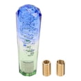 thumbnail image 1 of Pomo de Cambio de Cristal Tricolor de Diamante Unique Bargains, Pomo de Palanca de Cambios de Acrílico para Vehículos Automáticos y Manuales con 2 Adaptadores Azul Verde 1 Juego, 1 of 1