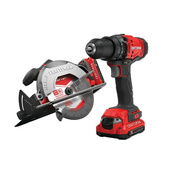 Kit combinado de herramientas eléctricas CRAFTSMAN V20 con taladro/destornillador, sierra