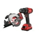 thumbnail image 1 of Kit combinado de herramientas eléctricas CRAFTSMAN V20 con taladro/destornillador, sierra, 1 of 6