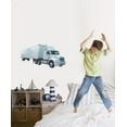 thumbnail image 2 of Wallhogs Tractor Trailer Cutout Wall Decal, 2 of 2