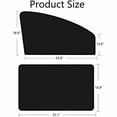 thumbnail image 3 of Wiomeask Long Shelf Life QCCL4PCS-WFS Automotive Window Shades, Black, 6.30" x 1.18", 3 of 6