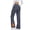 Grey, variant on Women's Fleece Lined Flare Pants High Waisted Warm Thermal Bootcut Leggings For Winter Travel Black