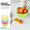 thumbnail image 4 of LEEYNEER Baby Bowls Food Prep Plastic Snack Storage Small Stackable Tableware Translucent Pp 12 Pcs, 4 of 6