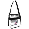 thumbnail image 1 of Littlearth NCAA Arkansas Razorbacks Clear Crossbody Carryall, Team Color, 12" x 12" x 6", 1 of 4