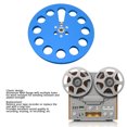 thumbnail image 3 of 7 Inch Empty Tape Reel, Aluminum Alloy Metal Tape Reel, Suitable for 1/4 Inch Tape, Universal Open Reel Sound Tape Empty Reel for  Studer Recording, with Multiple Wind, 3 of 7