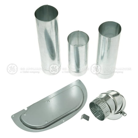 Side Vent Kit for Select GE Dryers - Silver