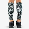 thumbnail image 4 of Zebra Compression Leg Sleeves S/M / Black/White, 4 of 5