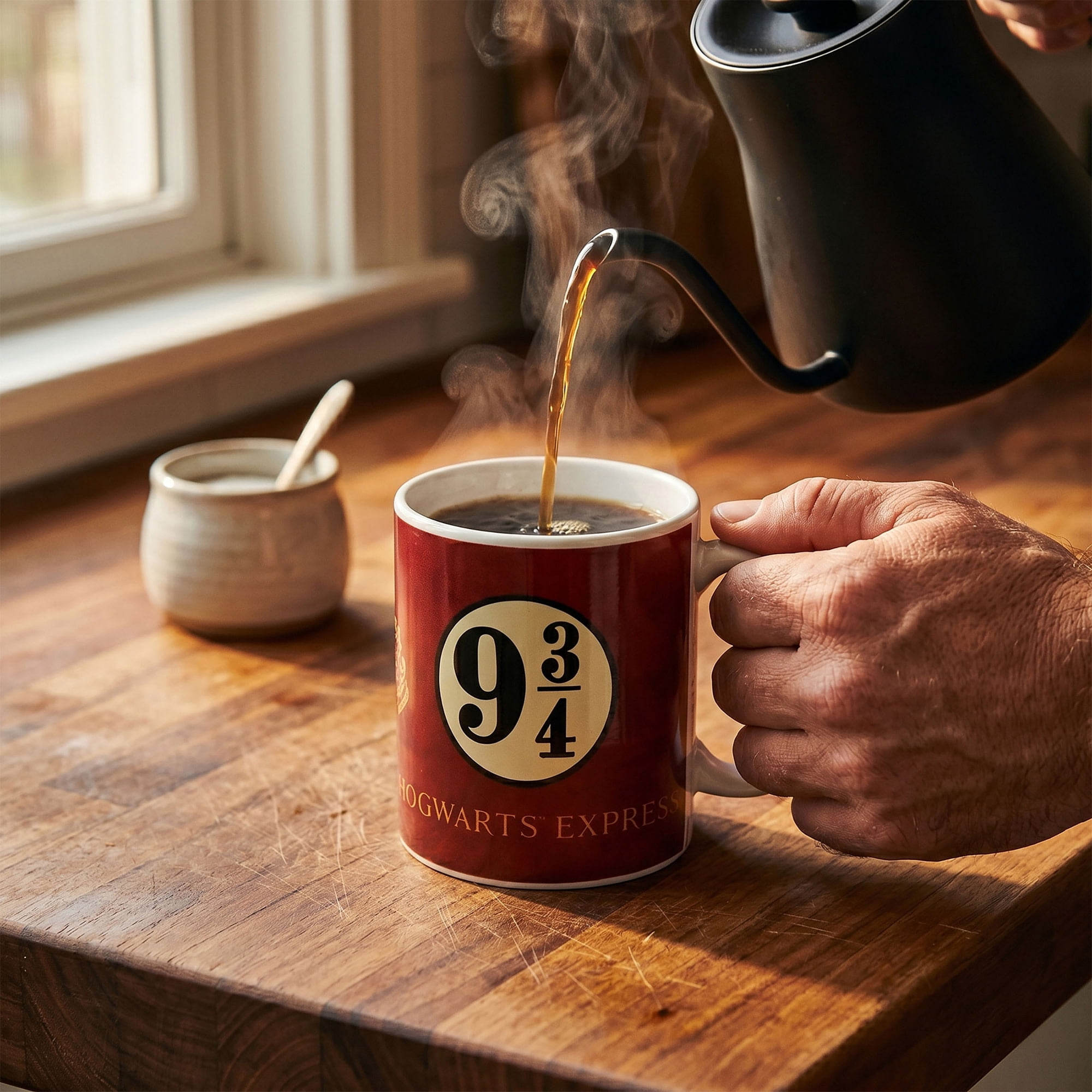 Pyramid America: Harry Potter Platform 9 3/4 - 11oz Ceramic Mug - Coffee & Tea Cup, Hogwarts Express, Microwave-Dishwasher Safe, Collectible, Licensed