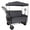 Gray, variant on Heavy Duty Garden Carts, Heavy-Duty Bike Cargo Trailer with Removable Waterproof Cover - 88 lbs Capacity, 16" All-Terrain Wheels & Foldable Design for Camping, Groceries red black