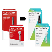 Accu-Chek Softclix Diabetes Lancing Device and 110 Softclix Lancets for Diabetic Blood Glucose Testing (Packaging May Vary)