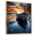 thumbnail image 2 of Designart "Skies Boat Germany Dutch wall art" Germany Floater Framed Canvas Art Print, 2 of 7