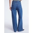 thumbnail image 4 of Scoop Women’s and Women’s Plus Baggy Wide Leg Jeans, Sizes 0-26, 4 of 6