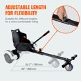 thumbnail image 3 of VEVOR Hoverboard Seat Attachment, Compatible with All 6.5" 8" 8.5" 10" Hoverboards, Grips Control, Adjustable Frame Length and 220 LBS Load Capacity, Hover Board Go Karts Accessory, for Kids Adults, 3 of 9