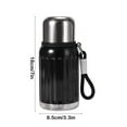 thumbnail image 3 of Insulated Water Bottle, Stainless Steel Vacuum Flask with 600ml Capacity, Leakproof & Temperature Retention for Hot and Cold Drinks, for Hiking, Camping, Office Use and Outdoor Activities, 3 of 9