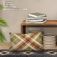 thumbnail image 2 of Plaid Pillow Covers 12x20 Inch Set of 2, Tartan Wool Tartan Fabric Plaid Britain Clothing Material Scotland Double Sided Decorative Pillows Cases Throw Pillows Covers, 2 of 6