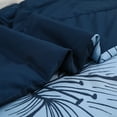 thumbnail image 4 of Dintszyayue Floral 7Pcs Comforter Set Queen,Navy Bed in a Bag Soft Bed Sheet Pillowcase Adult(90"x90"), 4 of 7