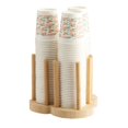 thumbnail image 1 of Soporte de almacenamiento de taza desechable con organizador de tazas de palo más largo, 3 Afortunado Sencillez, 1 of 4
