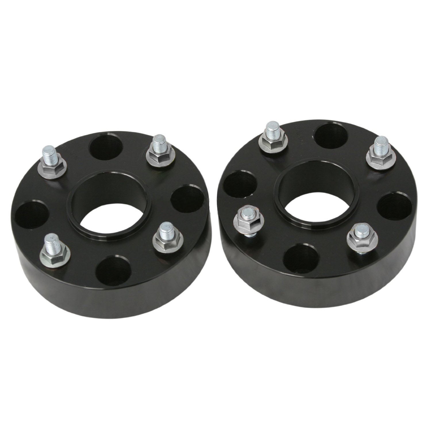 Max Motosports 2pcs 2" 4/110 4x110 ATV Wheel Spacers compatible with Honda Polaris Kawasaki Yamaha Rhino Grizzly Suzuki (Black)
