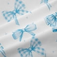 thumbnail image 5 of Erosebridal Ribbon Bow Black Out Curtains For Girls Teens,Blue Girly Bowknot Curtains Pack of 2 (42x63 Each),Dreamy Princess Style, 5 of 7