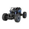 RC Car, Wall Climbing Remote Cars,Remote Control & Play Vehicles, 4WD 2.4GHz Rock Crawlers Rally climbing Car 4x4 Double Motors Bigfoot ,Blue