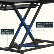 FLEXISPOT Standing Office Desk Converter, Black, 40 inch