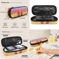 thumbnail image 6 of Xoenoiee Baseball Star Ice Cream Drip Stripe Print Kids Backpack School Bag 4-in-1 Bookbag Set with Lunch Box Pencil Case Water Bottle Sleeve for Girls Boys Schoolbag Elementary Preschool Bookbag, 6 of 7
