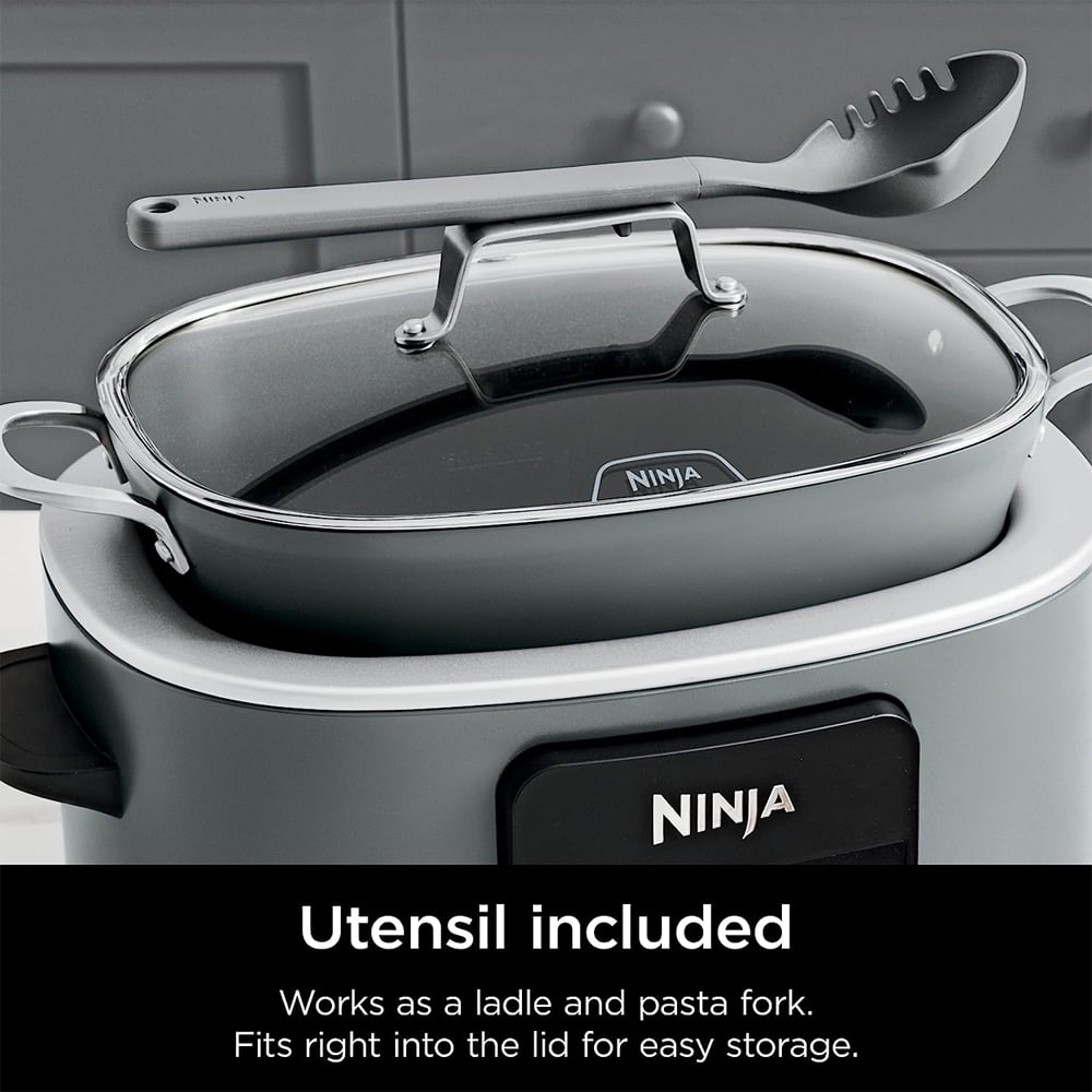 Restored Ninja MC1001 Foodi Possible Slow Cooker PRO Multi-Cooker Bundle with 3 YR CPS Enhanced Protection Pack (Refurbished)