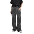 thumbnail image 1 of LSLJS Women's Color High Waisted Versatile Straight Slender Loose Leg Pants, Womans Wide Leg Jeans Summer Clothes, 1 of 5