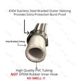 thumbnail image 3 of Conector para inodoro EZ-FLUID trenzado de acero inoxidable de 41 cm, 3 of 3