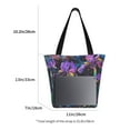 thumbnail image 5 of Fotbe Starry Night Iris Field Pattern Beach Tote,Shoulder Handbag,Spacious Tote Bag,Lightweight Travel Bag,Versatile Shopping Bag, 5 of 9